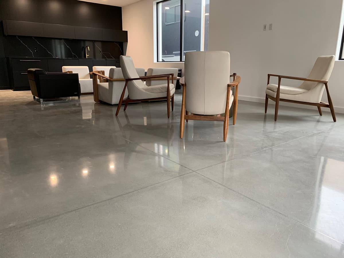 Metallic Epoxy Installation